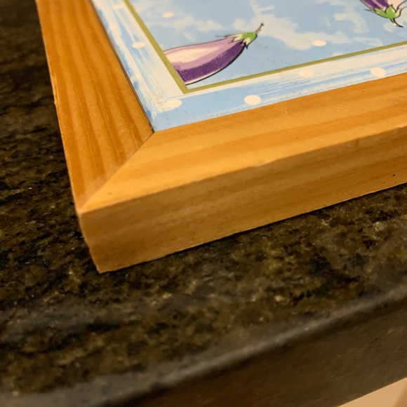 ABBOTT 🍆 Eggplant Tile Trivet - Picture 3 of 6